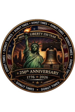 Miss Liberty 250 - Design B (Free Window Decal)